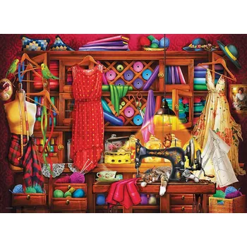 Puzzle EUROGRAPHICS Puzzle Šicí dílna 1000 dílků