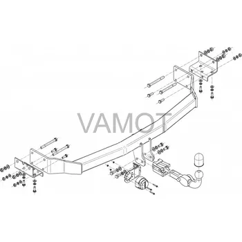 Auto-moto Tažné zařízení Hyundai Santa Fe II (CM) (2006 - 2012 (CM)) (4986)