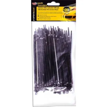 Stahovací páska Stahovací pásky 140X3,6MM 100 ks