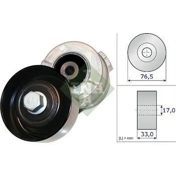 Napínák, žebrovaný klínový řemen Schaeffler INA 534 0341 10