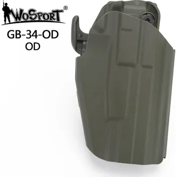 Airsoft Wosport WST univerzální pouzdro GB-34 pro Compact pistole, pro praváky - Zelená