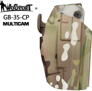 Airsoft Wosport WST univerzální opaskové pouzdro GB35 pro Full Size pistole, pravé - MC