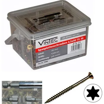 Šroub Vintec Šrouby do dřevotřísky 4,5x50 T20, 265 ks