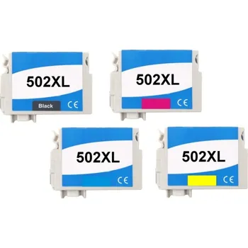 Počítačové příslušenství Inkoustové kazety - Kit 4 barvy - EPSON C13T02W64010 (502XL) - black, cyan, magenta, yellow - kompatibilní