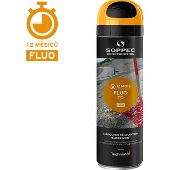 Barva ve spreji Značkovací sprej fluorescenční FLUO TP - oranžový Sprej FLUO TP balení 12x500ml