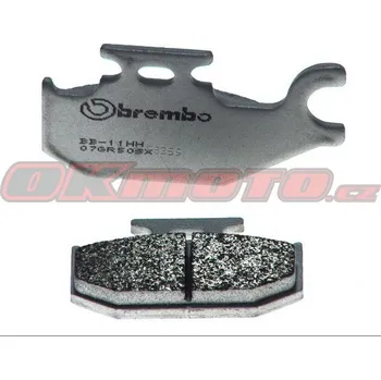 Brzdový systém Brembo (Itálie) Zadní brzdové destičky Brembo 07GR49SX - Bombardier Outlander Left/Rear, 400ccm - 03>06