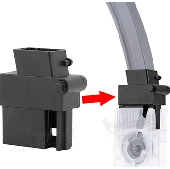 Wosport Adaptér pro rychloládovačku Lever na zásobníky MP5 - černý