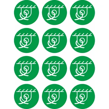 Značení Upevňovací bod Pouze pro vázání samolepící vinylová fólie 50 mm aršík 12 ks