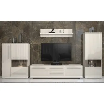 Obývací stěna Obývací stěna s osvětlením Tiana - béžová