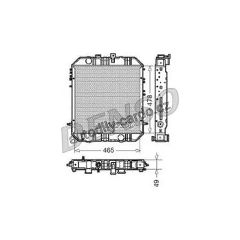 Chladič motoru Chladič motoru DENSO (DE DRM45200)