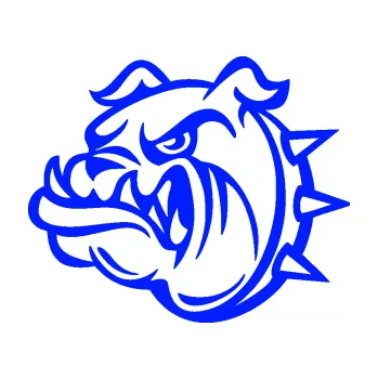 Polep vozidla Pes 171 levá rozzuřený buldok (19 - modrá dynamic) SAMOLEPKA NA AUTO, NÁLEPKA, FÓLIE, POLEP, TUNING, VLASTNÍ TEXT, TISK, AUTOSAMOLEPKY.cz, POLEPY, OBRÁZEK, LOGO, 3D STICKERS