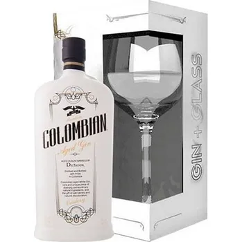 Gin Colombian Dictador Ortodoxy White + sklenička 0,7 l