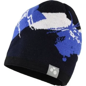 Čepice Dětská pletená čepice Huppa Carlos navy obvod hlavy 59-61 cm