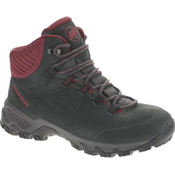 Dámská zimní obuv boty Mammut Nova IV Mid GTX - Black/Blood Red 40