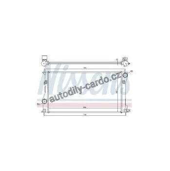 Chladič motoru Chladič motoru NISSENS 646878