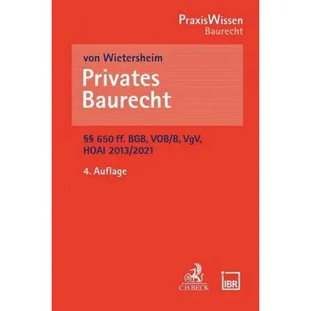 Privates Baurecht - Wietersheim, Mark von [DE] (2021, Měkká, Beck C. H.)