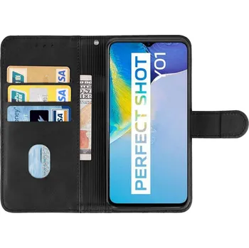Pouzdro na mobilní telefon Pouzdro TVC WalletCase pro Vivo y01 Barva: Černá