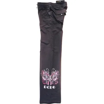 BCBG maxaria dámské luxusní tepláky zdobené kamínky černé Velikost: M