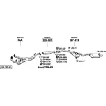 zadní tlumič výfuku Bosal 287-219