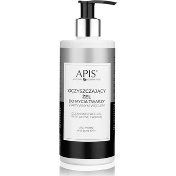 Apis Natural Cosmetics Home TerApis čisticí gel s aktivním uhlím pro mastnou a problematickou pleť 300 ml
