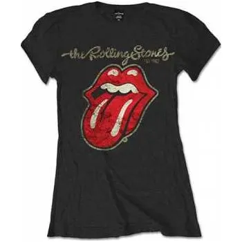 Pánské tričko Merch The Rolling Stones: Dámské Tričko Plastered Tongue XS 2022