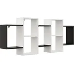 Casarredo Závěsná police RIPIANO bílá/černá