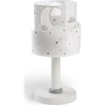 Lampička Dalber 61231E MOON grey - Dětská stolní lampička v šedé barvě + Dárek LED žárovka (Stolní lampička pro děti )