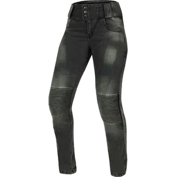 Moto kalhoty Trilobite Bella 32 ladies grey jeggins