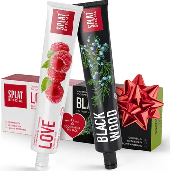 zubní pasta SPLAT Special Black Wood + Love DUOPACK zubní pasta 75 ml