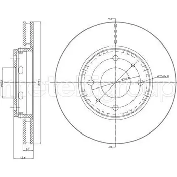 Brzdový kotouč Brzdový kotouč METELLI 23-0467C