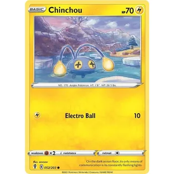 Karetní hra Chinchou 052/203 - Evolving Skies Typ karty: Non-Holo