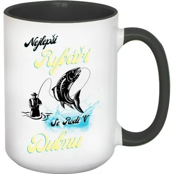 Hrnek velký barevný s potiskem Hrníček Duben