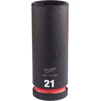 Gola hlavice MILWAUKEE 4932480339 hlavice nástrčná průmyslová prodloužená 1/2", 21mm 4932480339