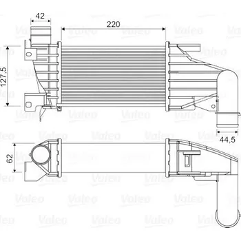 Chladič motoru Chladič turba VALEO 818555