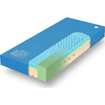 Matrace Tropico SUPER FOX BLUE Wellness 24 cm POTAH PU + FEST BOK - matrace pro domácí péči se zpevněnými boky 120 x 200 cm, snímatelný potah