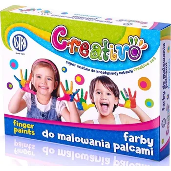 Speciální výtvarná barva ASTRA Prstové barvy 4 x 50 ml