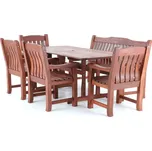Sestava zahradního nábytku VeGA MERANTI RODOS SET 7 dřevěná