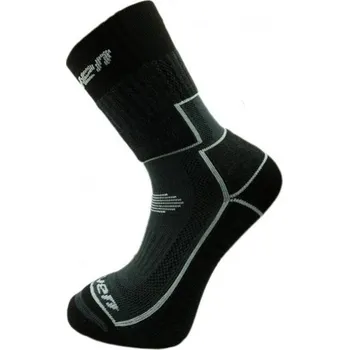 Pánské ponožky ponožky HAVEN TREKKING 2páry černo/zelené+černo/bílé (ponožky HAVEN TREKKING 2páry černo/zelené+černo/bílé)