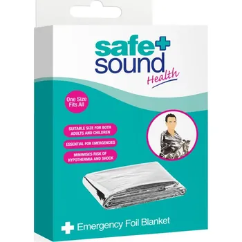 Cestovní polštářek Safe-Sound Pohotovostní - nouzová deka S+S emergency blanket
