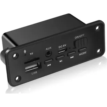 Elektronická součástka Bluetooth přehrávač do panelu se zesilovačem 2 x 3W