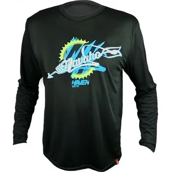 cyklistický dres dres dlouhý pánský HAVEN NAVAHO černo/bílý (dres dlouhý pánský HAVEN NAVAHO černo/bílý)