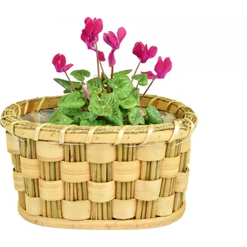 Květináč Vingo Oválný květináč z dýhy s igelitovou vložkou - 30 x 22 cm