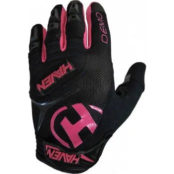 Chránič rukou rukavice HAVEN DEMO LONG černo/růžové (rukavice HAVEN DEMO LONG černo/růžové)
