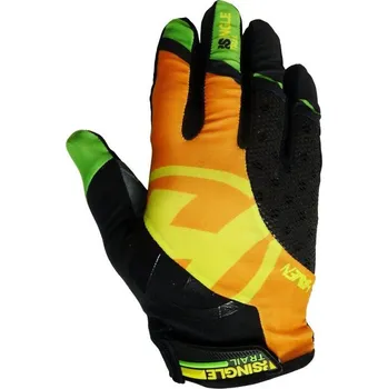 cyklistický dres rukavice HAVEN SINGLETRAIL LONG černo/oranžové (rukavice HAVEN SINGLETRAIL LONG černo/oranžové)