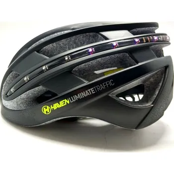 Cyklistická přilba HAVEN Luminate Traffic černá (přilba HAVEN Luminate Traffic černá)