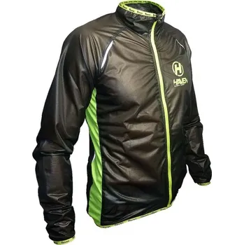 Cyklistická bunda bunda HAVEN ULTRALIGHT pláštěnka černo/zelená (bunda HAVEN ULTRALIGHT pláštěnka černo/zelená)