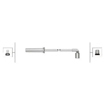 Zapalovací kabel Sada kabelů pro zapalování MAGNETI MARELLI 941319170010