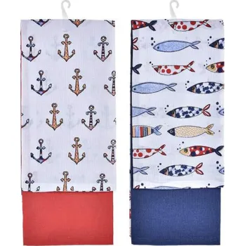 Sada nářadí Sada 2x útěrka "MOŘE" 40x60/2dr.