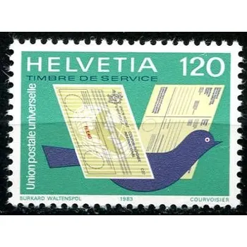 Poštovní známka (1983) MiNr. 14 ** - Švýcarsko - UPU - Světová poštovní unie