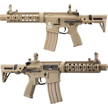 Airsoftová zbraň Lancer Tactical Airsoftová zbraň M4 PDW-S Sportline (Gen.2) - TAN